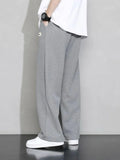 Men's Micro Plain Grey Trouser Small to 2XL