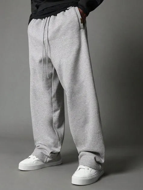 Men's Micro Plain Grey Trouser Small to 2XL