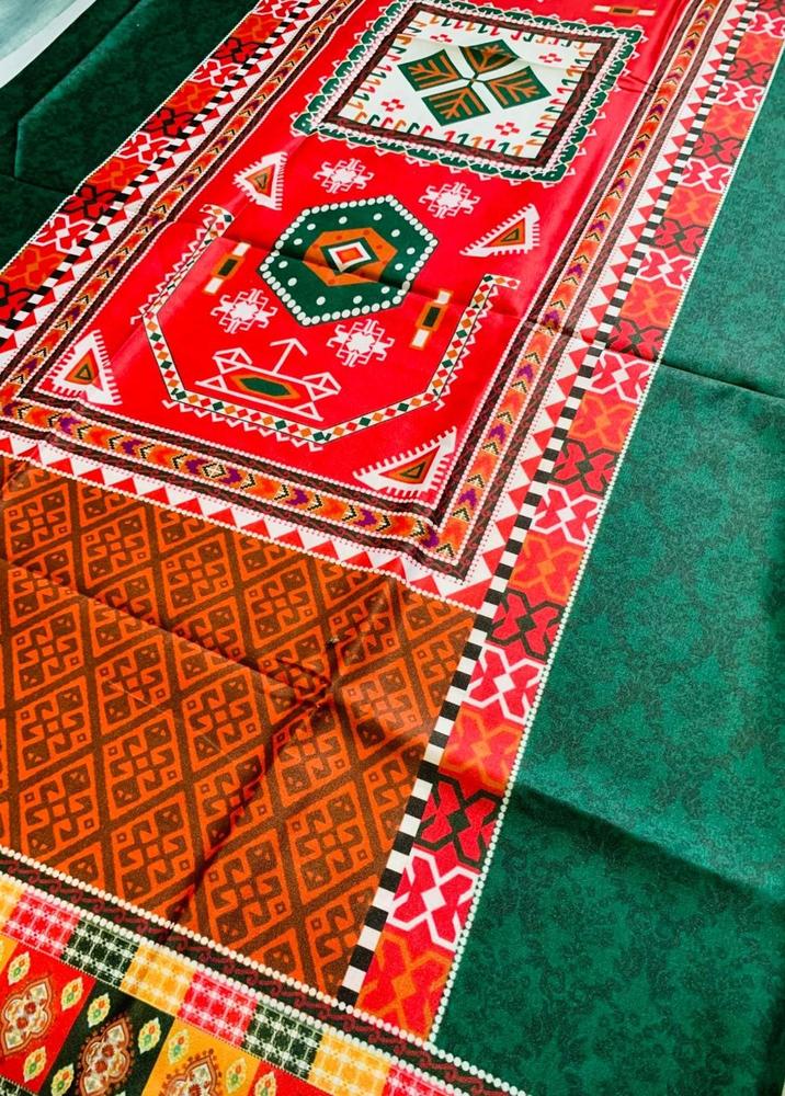 Multicolor Swiss Lawn Printed Shirt for Summer Casual Wea