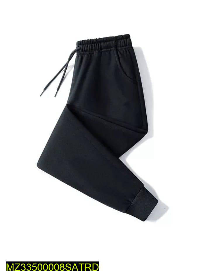 Men Slim Fit Cotton Jersey Trouser Black Summer Wear