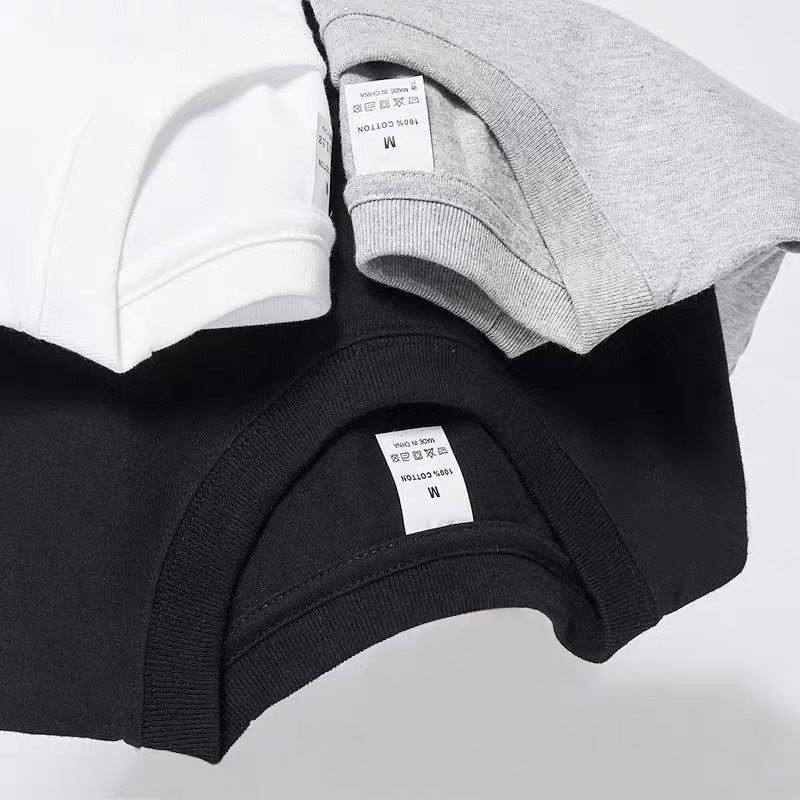 Loose Fit Cotton T-Shirt White Summer